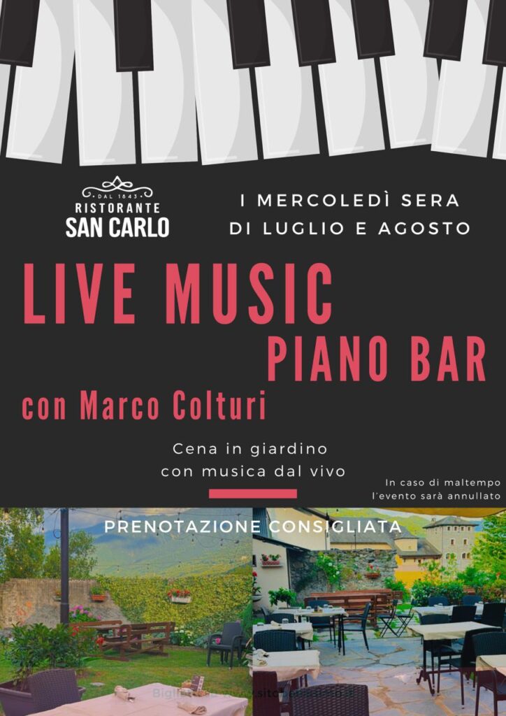 Piano Bar estate 2025